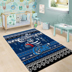 Cats Football Xmas Area Rug Australia AFL Mascot
