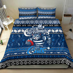 Cats Football Xmas Bedding Set Australia AFL Mascot