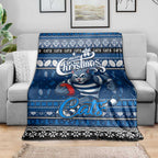 Cats Football Xmas Blanket Australia AFL Mascot