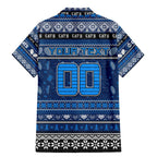 Personalized Cats Rugby Xmas Family Matching Mermaid Dress and Hawaiian Shirt Australia AFL Mascot