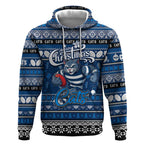 Personalized Cats Rugby Xmas Hoodie Australia AFL Mascot