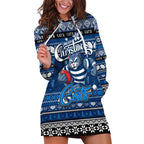Personalized Cats Rugby Xmas Hoodie Dress Australia AFL Mascot