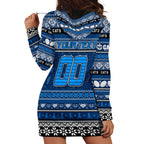 Personalized Cats Rugby Xmas Hoodie Dress Australia AFL Mascot