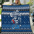 Cats Football Xmas Quilt Australia AFL Mascot