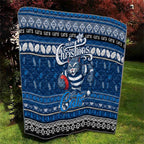 Cats Football Xmas Quilt Australia AFL Mascot