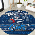 Cats Football Xmas Round Carpet Australia AFL Mascot