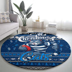 Cats Football Xmas Round Carpet Australia AFL Mascot