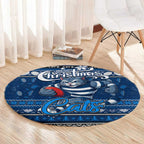 Cats Football Xmas Round Carpet Australia AFL Mascot