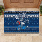 Cats Football Xmas Rubber Doormat Australia AFL Mascot