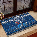 Cats Football Xmas Rubber Doormat Australia AFL Mascot