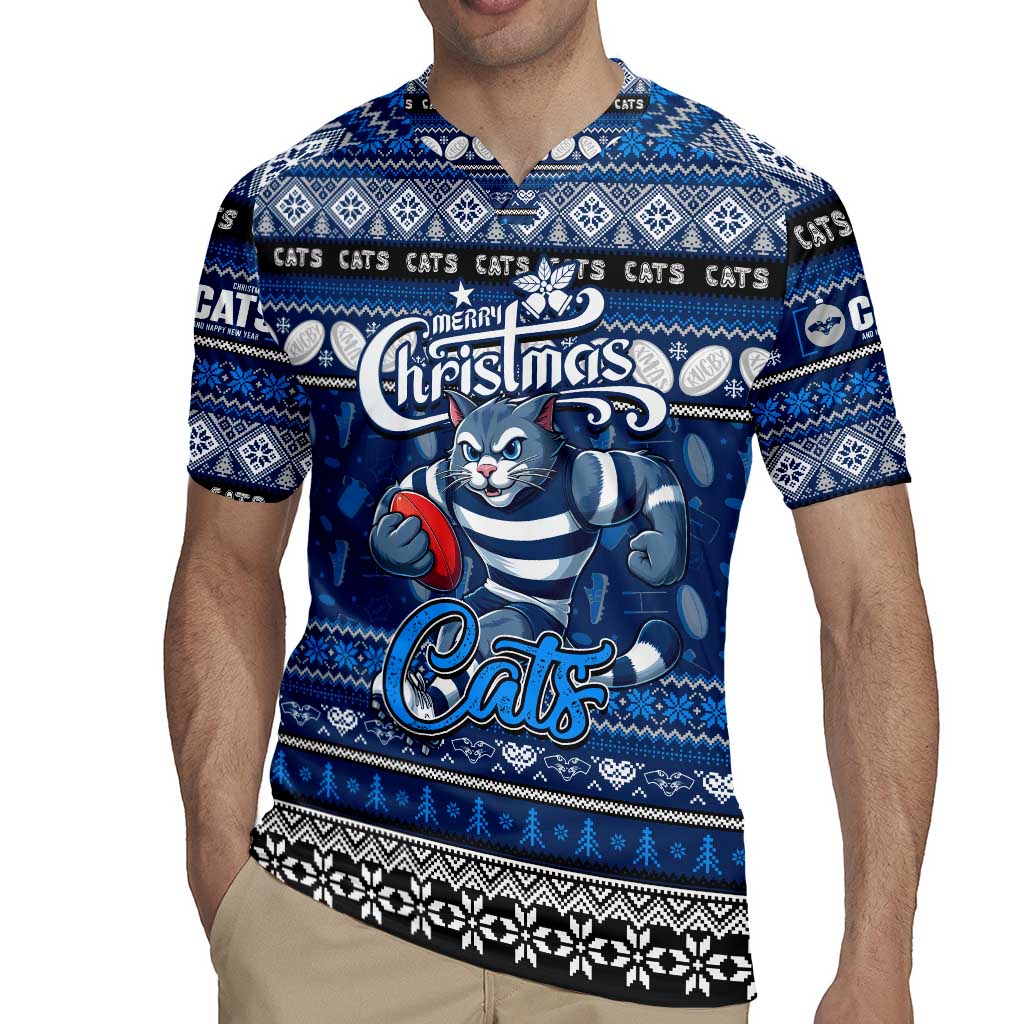 Personalized Cats Rugby Xmas Rugby Jersey Australia AFL Mascot