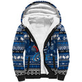Personalized Cats Rugby Xmas Sherpa Hoodie Australia AFL Mascot