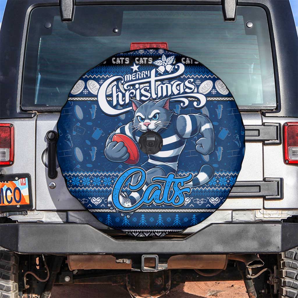 Cats Football Xmas Spare Tire Cover Australia AFL Mascot