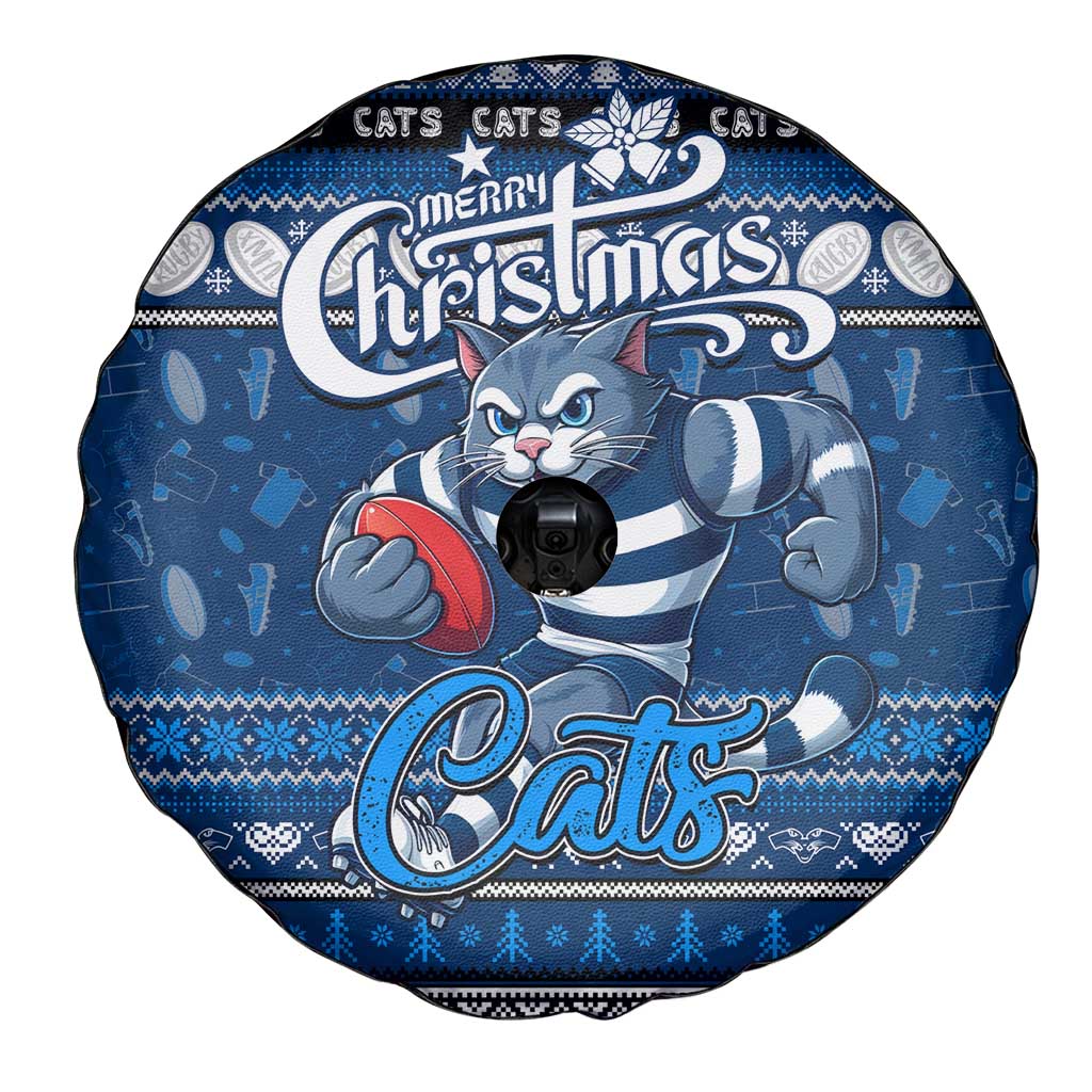 Cats Football Xmas Spare Tire Cover Australia AFL Mascot