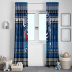 Cats Football Xmas Window Curtain Australia AFL Mascot