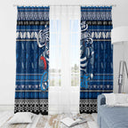 Cats Football Xmas Window Curtain Australia AFL Mascot