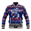 Personalized Bulldogs Rugby Xmas Baseball Jacket Australia AFL Mascot