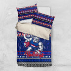Bulldogs Football Xmas Bedding Set Australia AFL Mascot