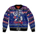 Personalized Bulldogs Rugby Xmas Bomber Jacket Australia AFL Mascot