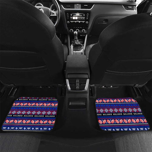 Bulldogs Football Xmas Car Mats Australia AFL Mascot