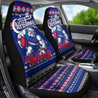 Bulldogs Football Xmas Car Seat Cover Australia AFL Mascot