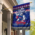 Bulldogs Football Xmas Garden Flag Australia AFL Mascot