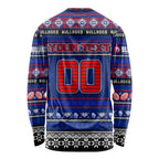 Personalized Bulldogs Rugby Xmas Long Sleeve Shirt Australia AFL Mascot