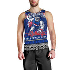 Personalized Bulldogs Rugby Xmas Men Tank Top Australia AFL Mascot