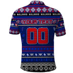 Personalized Bulldogs Rugby Xmas Polo Shirt Australia AFL Mascot
