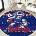 Bulldogs Football Xmas Round Carpet Australia AFL Mascot
