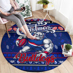 Bulldogs Football Xmas Round Carpet Australia AFL Mascot