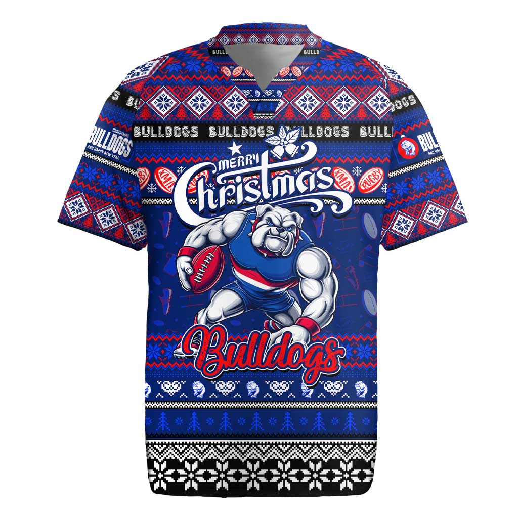 Personalized Bulldogs Rugby Xmas Rugby Jersey Australia AFL Mascot