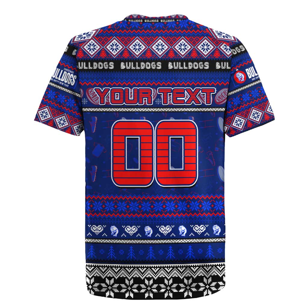 Personalized Bulldogs Rugby Xmas Rugby Jersey Australia AFL Mascot