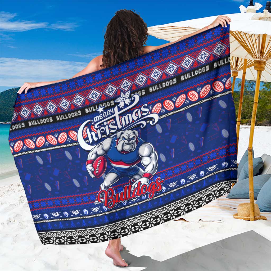 Bulldogs Football Xmas Sarong Australia AFL Mascot