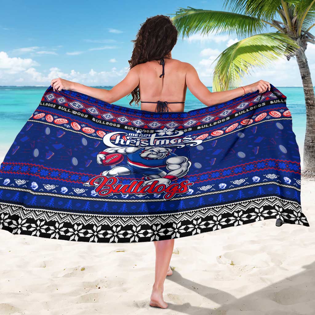 Bulldogs Football Xmas Sarong Australia AFL Mascot