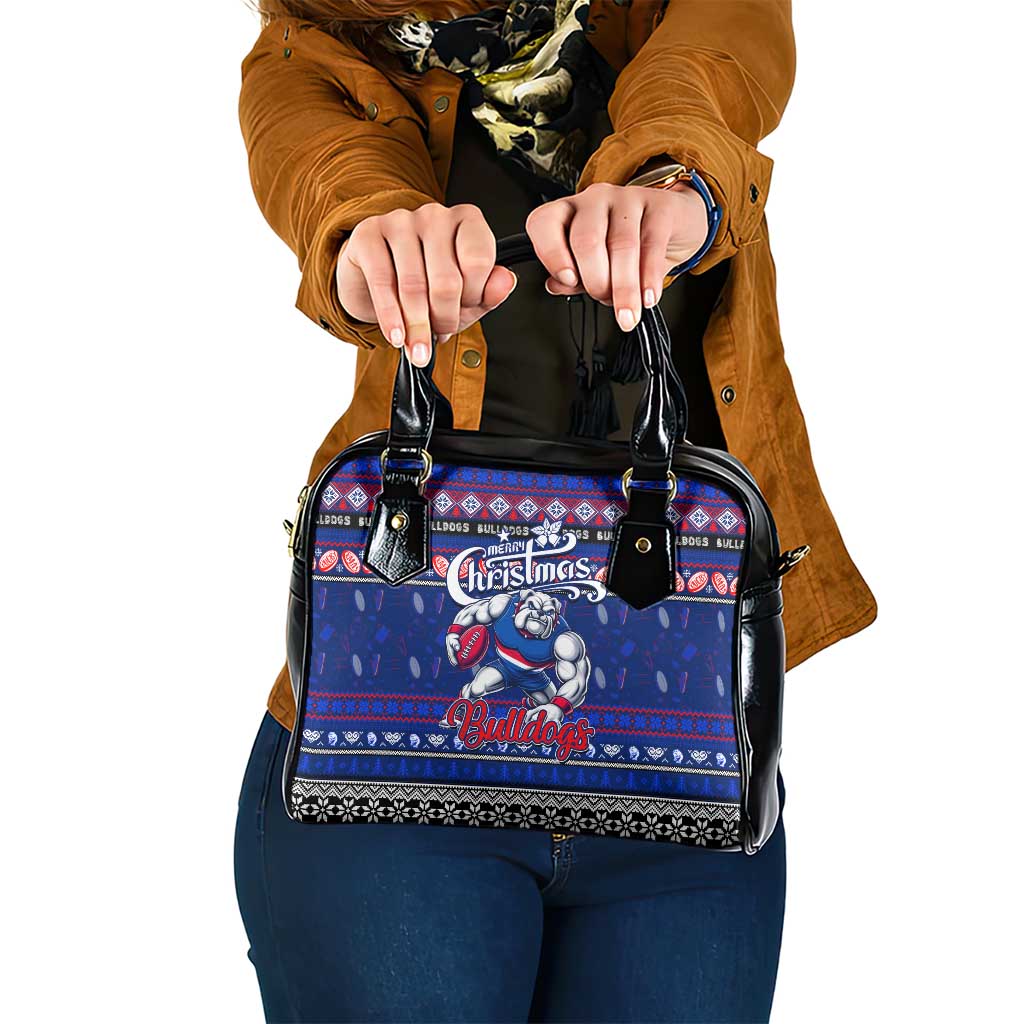 Bulldogs Football Xmas Shoulder Handbag Australia AFL Mascot