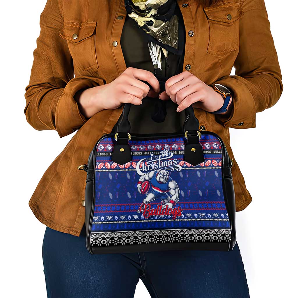 Bulldogs Football Xmas Shoulder Handbag Australia AFL Mascot