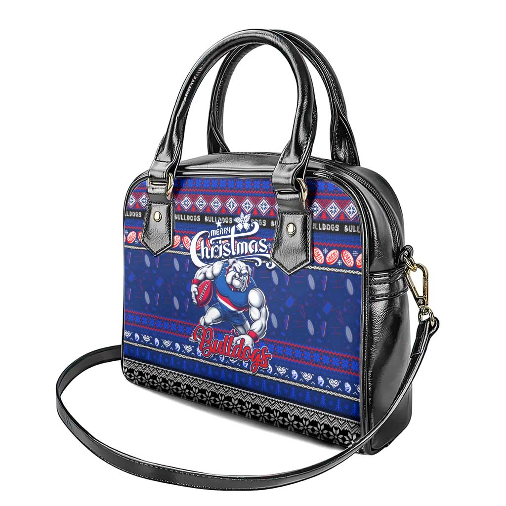 Bulldogs Football Xmas Shoulder Handbag Australia AFL Mascot