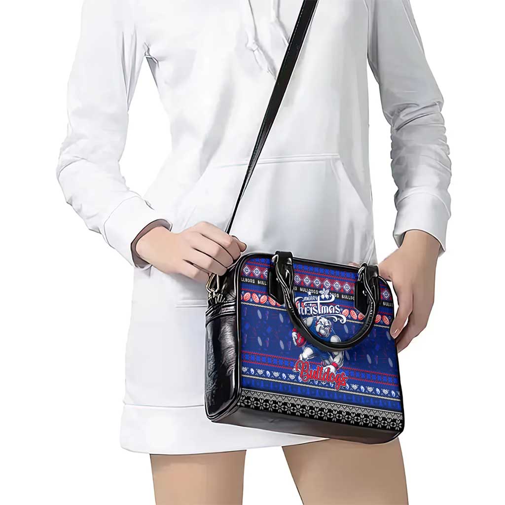 Bulldogs Football Xmas Shoulder Handbag Australia AFL Mascot
