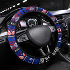Bulldogs Football Xmas Steering Wheel Cover Australia AFL Mascot