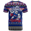 Personalized Bulldogs Rugby Xmas T Shirt Australia AFL Mascot