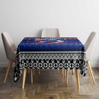Bulldogs Football Xmas Tablecloth Australia AFL Mascot