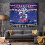 Bulldogs Football Xmas Tapestry Australia AFL Mascot
