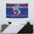 Bulldogs Football Xmas Tapestry Australia AFL Mascot