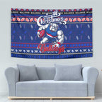 Bulldogs Football Xmas Tapestry Australia AFL Mascot