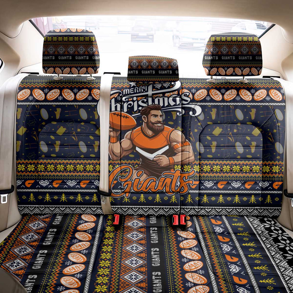 Giants Football Xmas Back Car Seat Cover Australia AFL Mascot