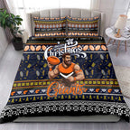 Giants Football Xmas Bedding Set Australia AFL Mascot