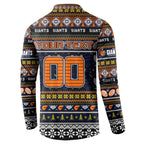 Personalized Giants Rugby Xmas Button Sweatshirt Australia AFL Mascot