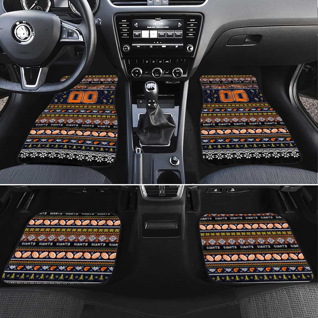 Giants Football Xmas Car Mats Australia AFL Mascot