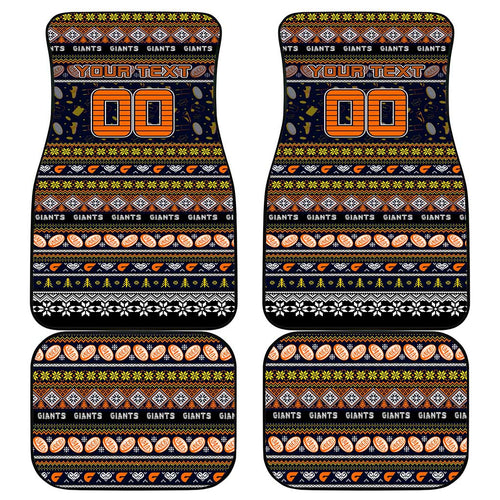 Giants Football Xmas Car Mats Australia AFL Mascot